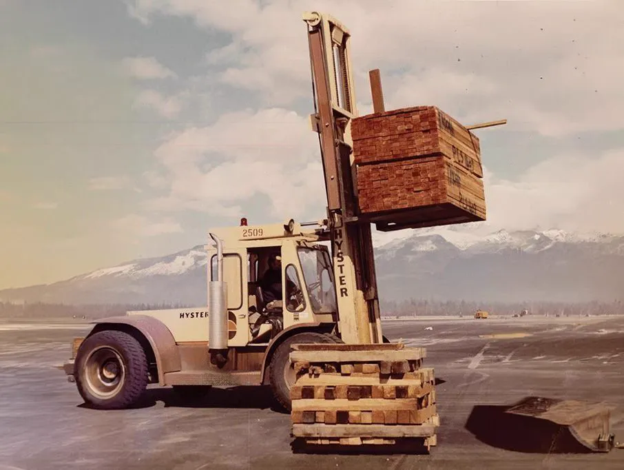 Chariot Hyster vintage — Colvemat présent depuis 1995